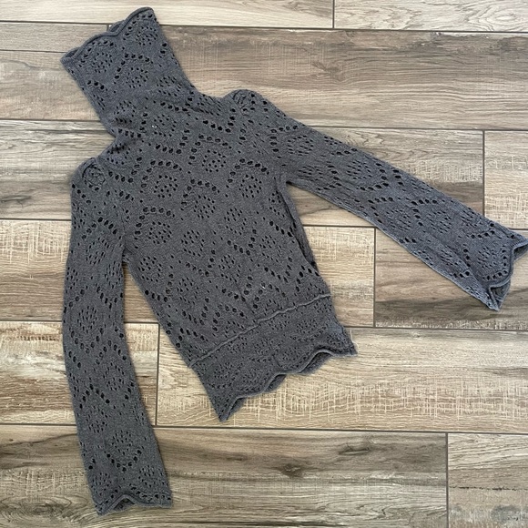 Free People Sweaters - FREE PEOPLE Gray Turtleneck Sweater